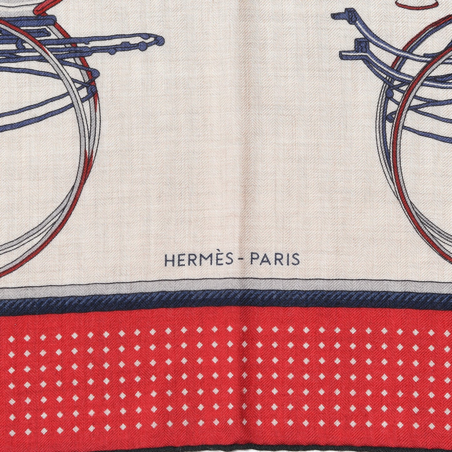 Cashmere Silk Les Voitures A Transformation Shawl 140 Naturel Rouge H Bleu