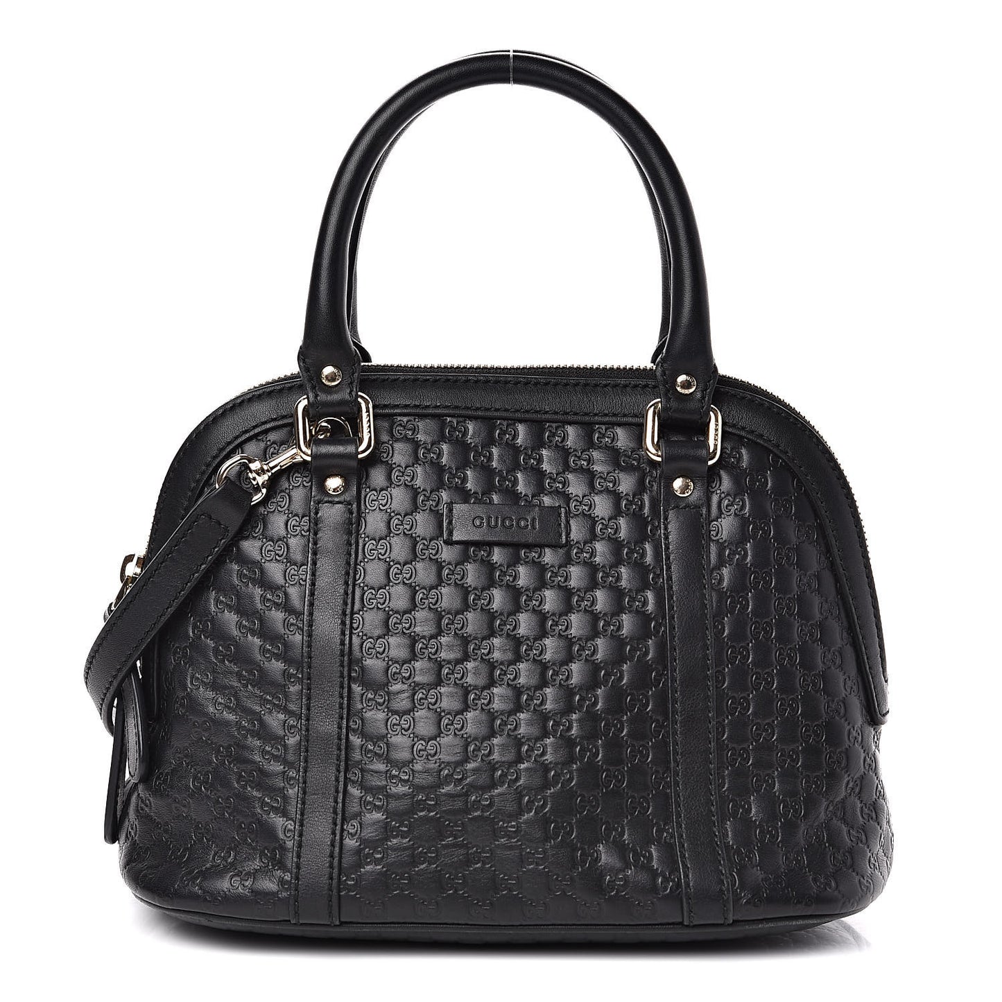 Microguccissima Mini Dome Bag Black