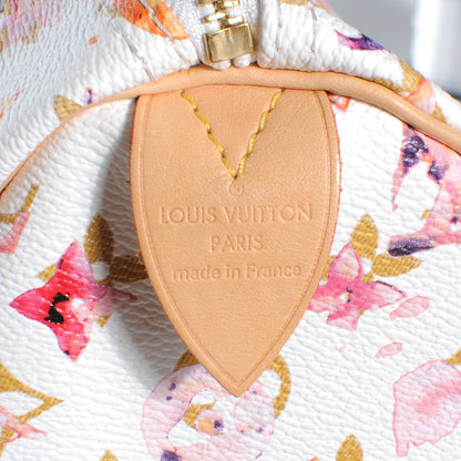 Louis Vuitton Watercolor Aquarelle Speedy 35 White 5 of 7