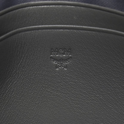 MCM Visetos Crossbody Tech Pouch Grey 7 of 7