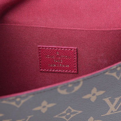 Louis Vuitton Monogram Pochette Felicie Chain Wallet Fuchsia 6 of 7