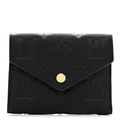 Louis Vuitton Empreinte Victorine Wallet Black 1 of 7