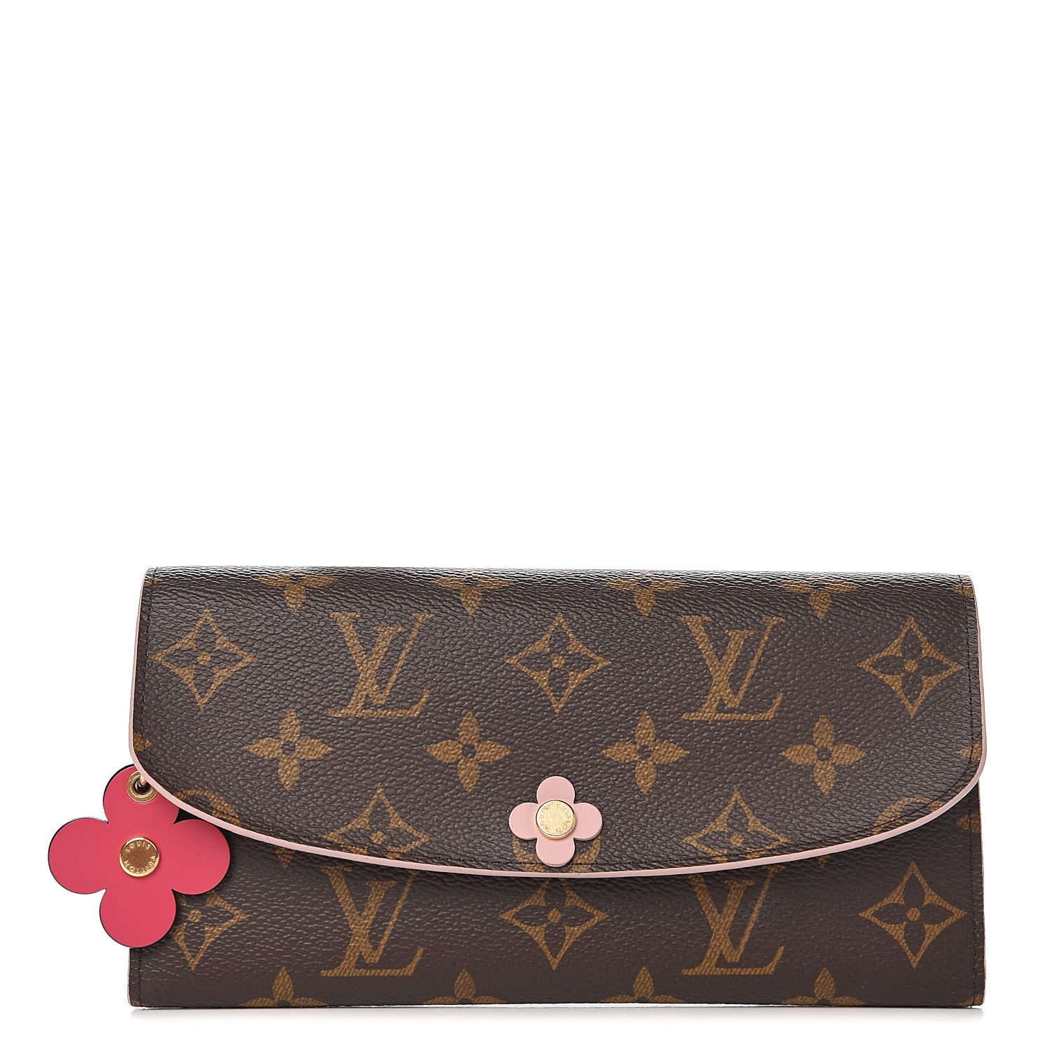 Louis Vuitton Monogram Bloom Flower Emilie Wallet 1 of 6