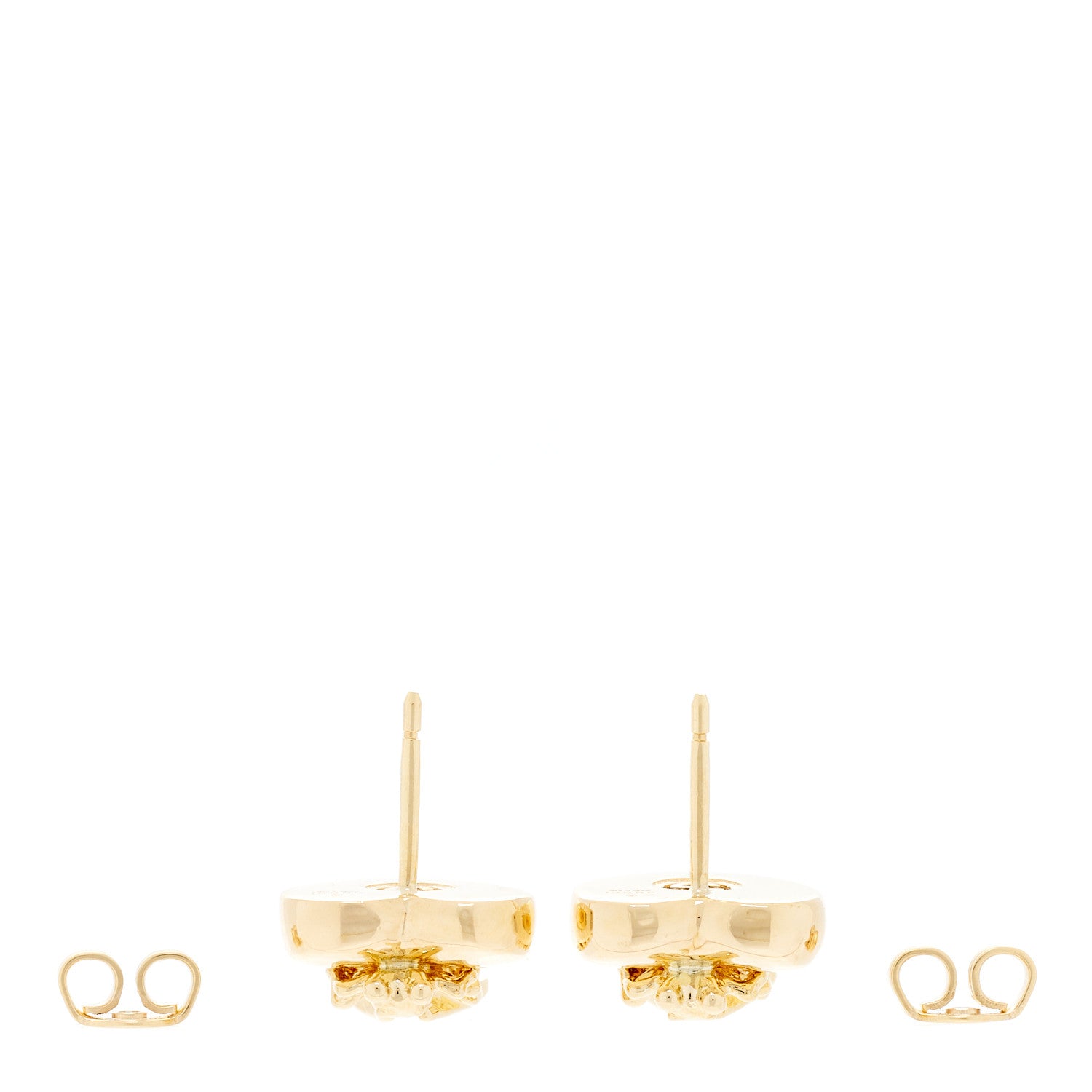 Gucci 18K Yellow Gold Le Marche Des Merveilles Bee Motif Earrings 3 of 5