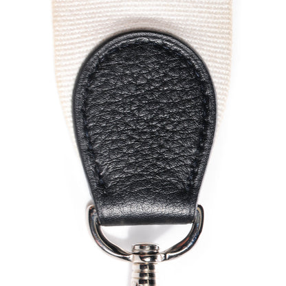 Hermes Taurillon Clemence Evelyne GM Blanc Noir 17 of 17