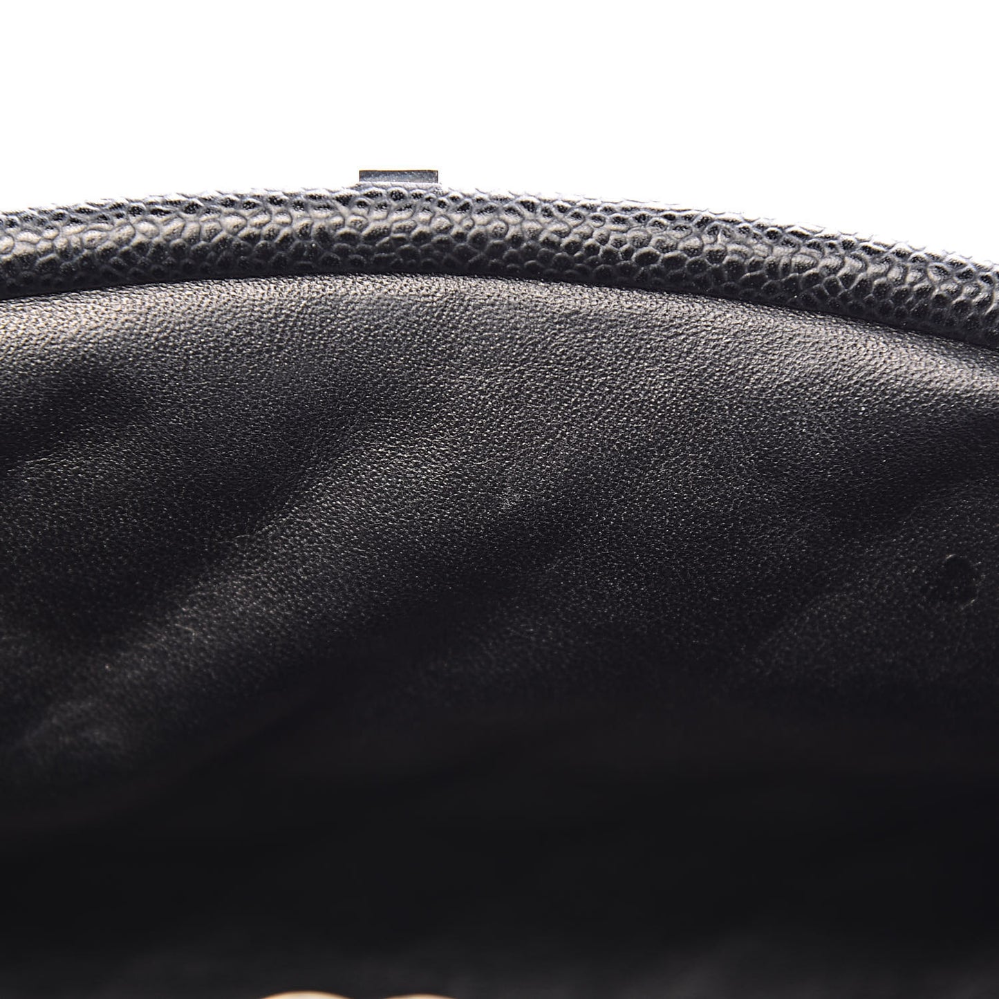 Caviar Quilted Timeless Clutch Black