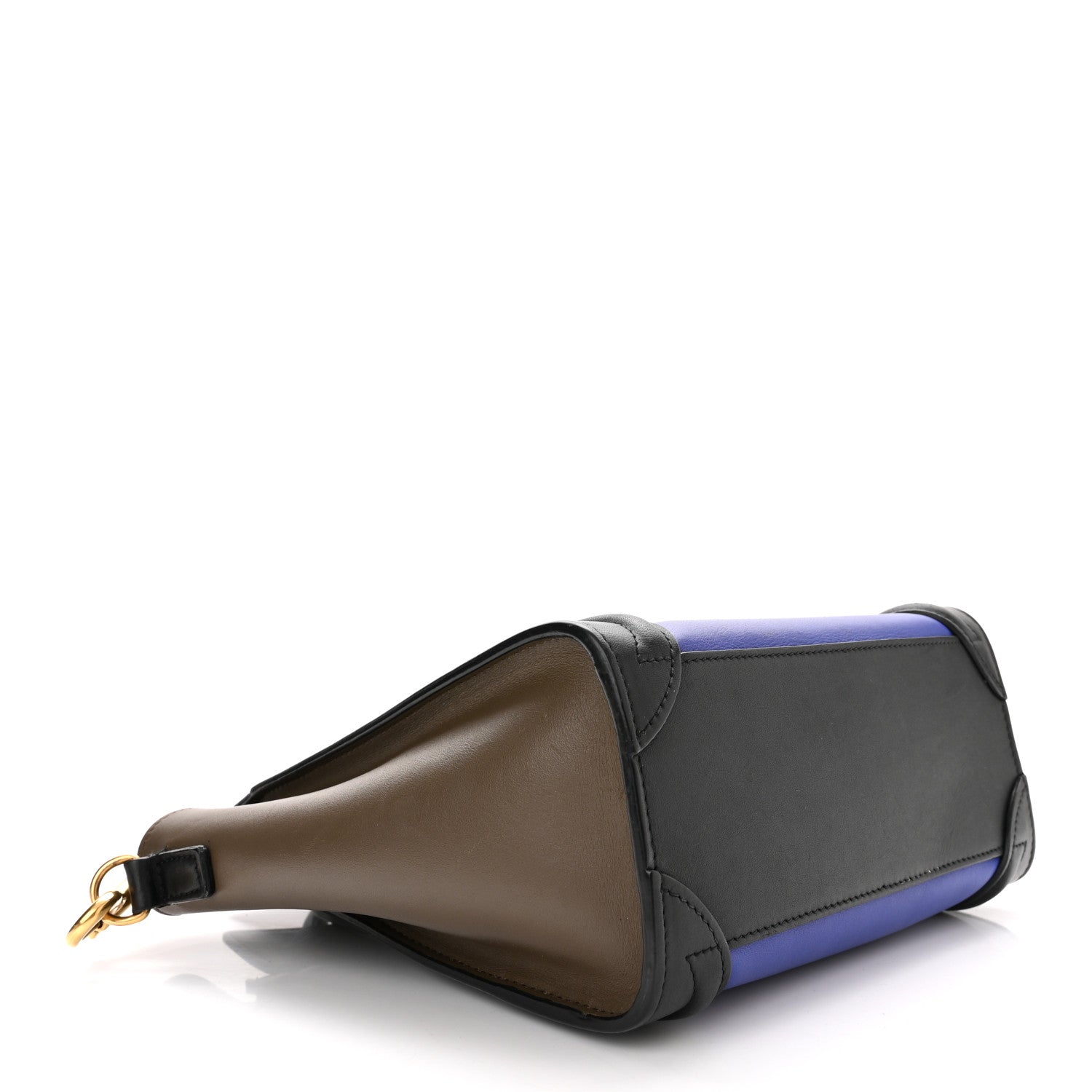 Celine Smooth Calfskin Nano Tri-Color Luggage Indigo 4 of 9