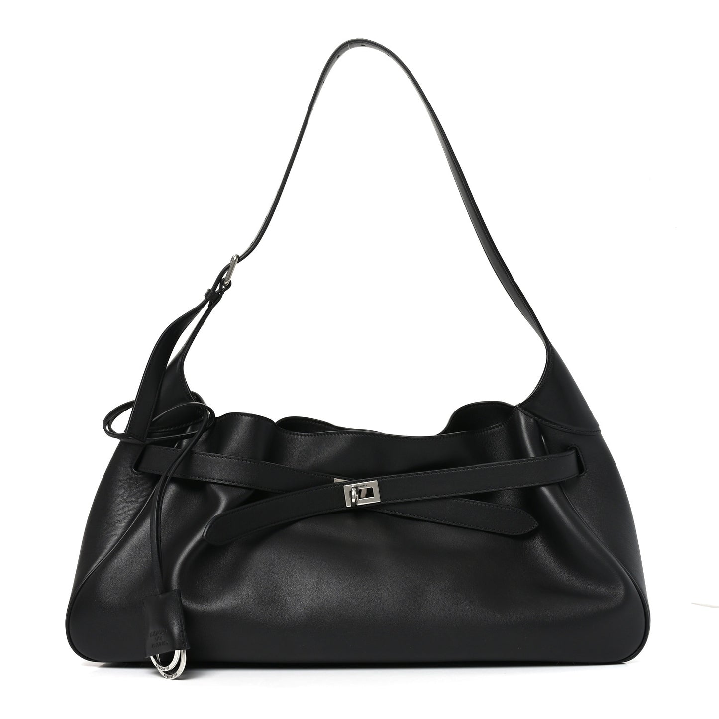Smooth Calfskin Medium Bel Air Shoulder Bag Black