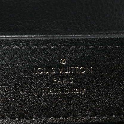 Louis Vuitton Satin Beaded Embroidered Monogram Calfskin Capucines Mini Gold Black 5 of 7