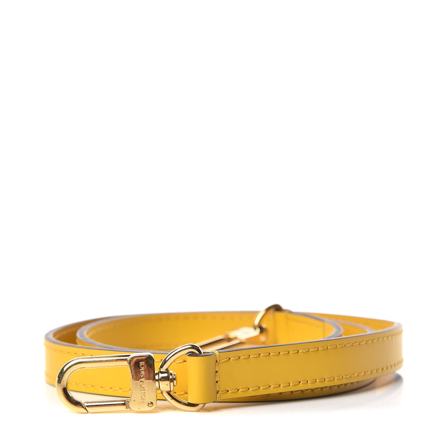 Louis Vuitton Calfskin 16mm Shoulder Strap Citron 1 of 3