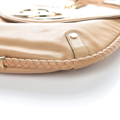 Gucci Calfskin Medium Britt Tassel Shoulder Bag Beige 6 of 13