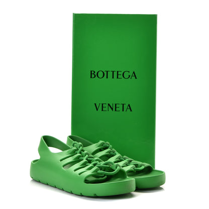 Bottega Veneta Rubber Jelly Sandals 37 Grass 9 of 9