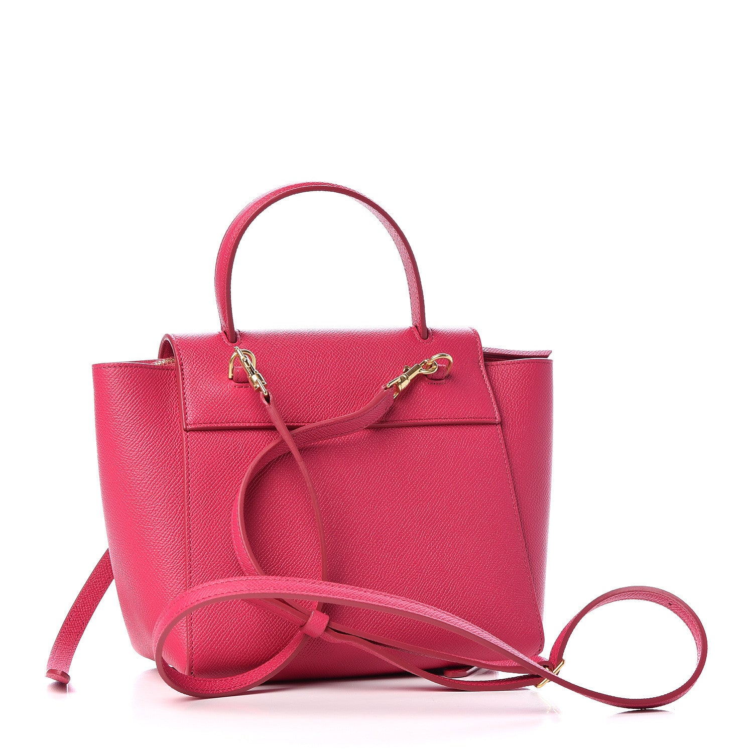 Celine Grained Calfskin Nano Belt Bag Pink 3 of 8