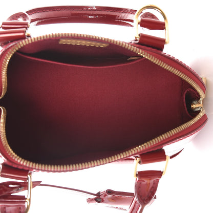 Louis Vuitton Vernis Alma BB Pomme D'Amour 6 of 8