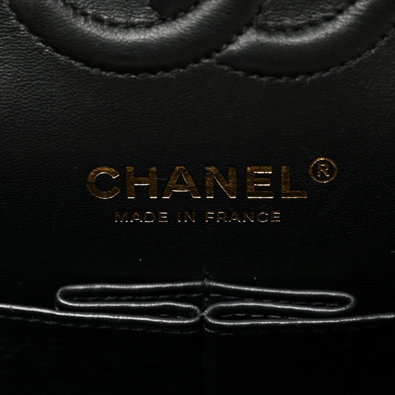 Chanel Caviar Flat Chevron Quilted Small Double Flap Black 6 of 11