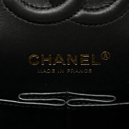 Chanel Caviar Flat Chevron Quilted Small Double Flap Black 6 of 11