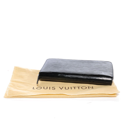 Louis Vuitton Epi Electric Zippy Organizer Wallet Black 6 of 8