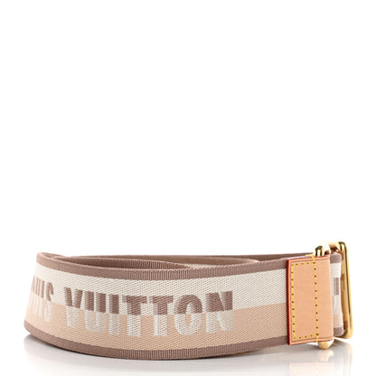 Louis Vuitton Jacquard Speedy Bandouliere 20 Shoulder Strap Beige 2 of 3