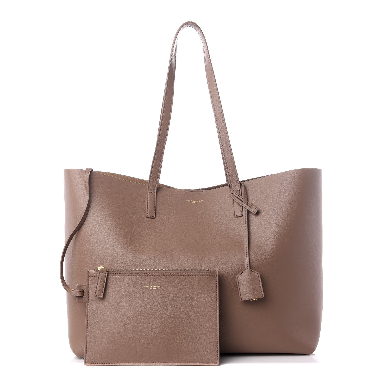 Saint Laurent Calfskin Large Shopping Tote Fard 1 of 9