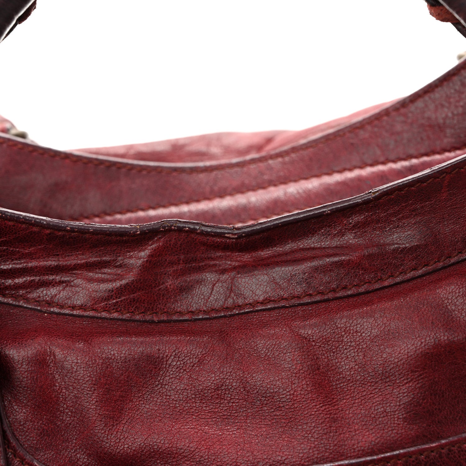 Balenciaga Agneau Classic Hardware City Dark Wine 18 of 18