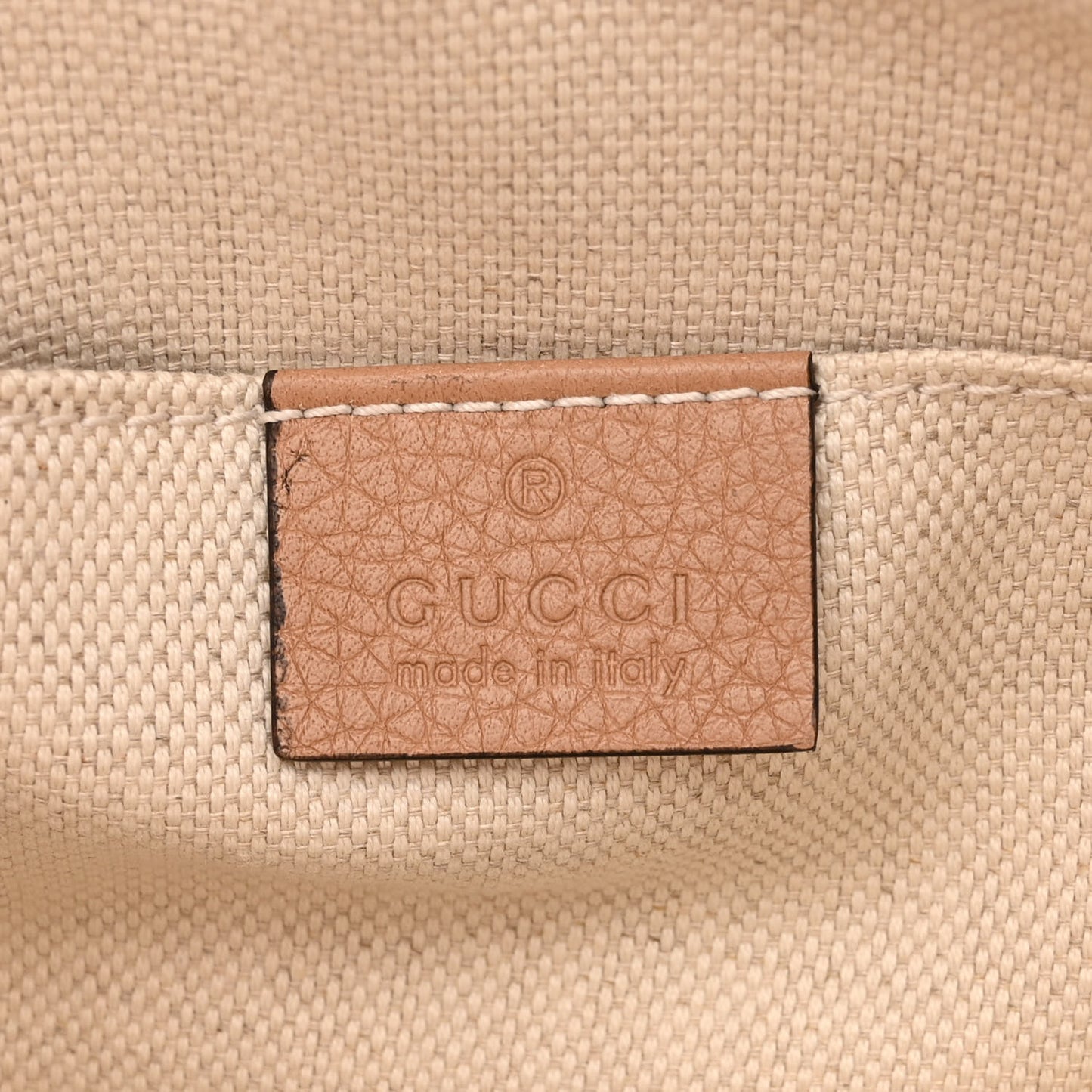 Pebbled Calfskin Small Soho Disco Bag Camelia