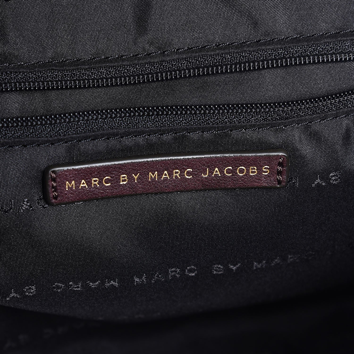 Marc Jacobs MARC by Lambskin Flap Zip Clutch Burgundy 6 of 8