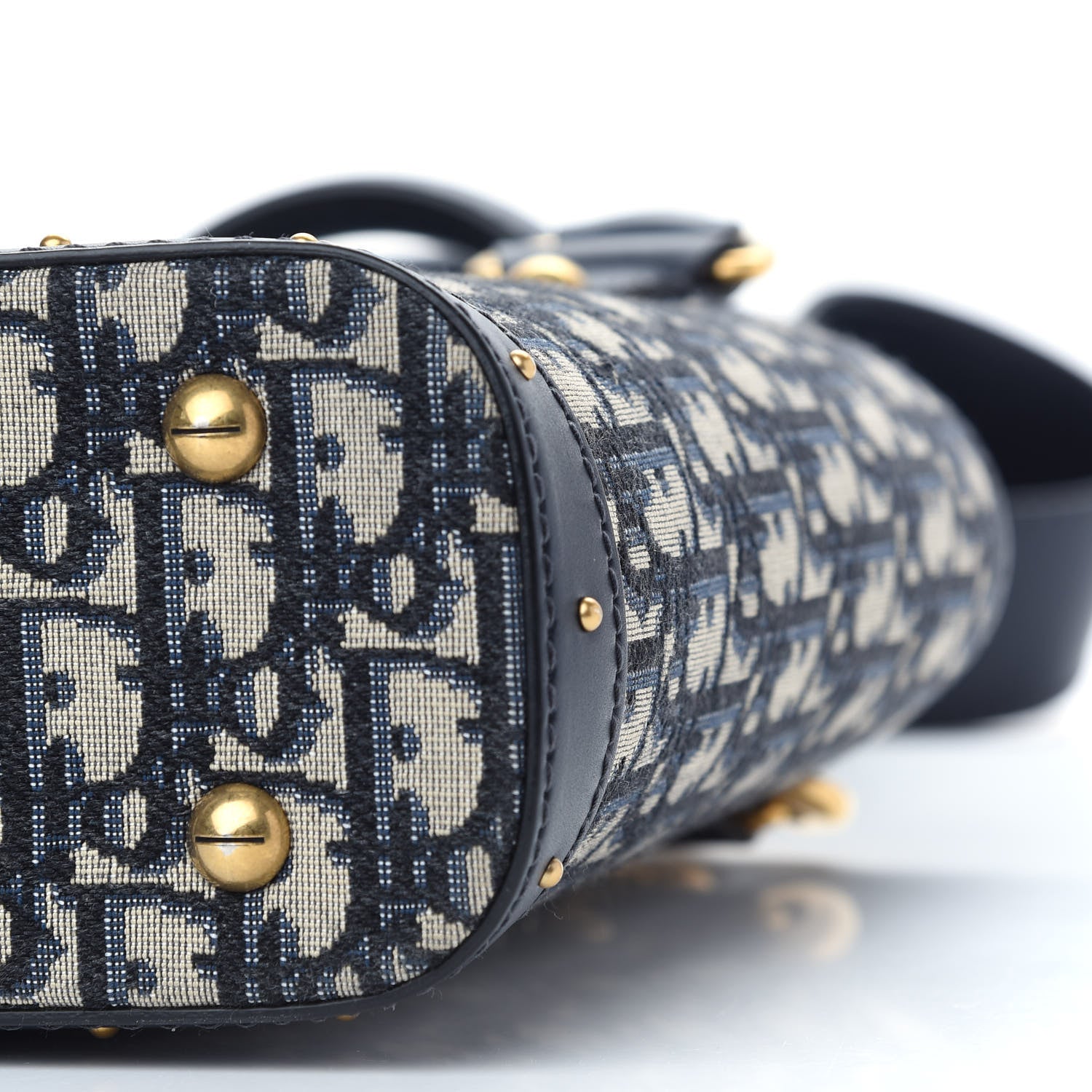 Christian Dior Oblique Studded DiorAvenue Bag Blue 8 of 8