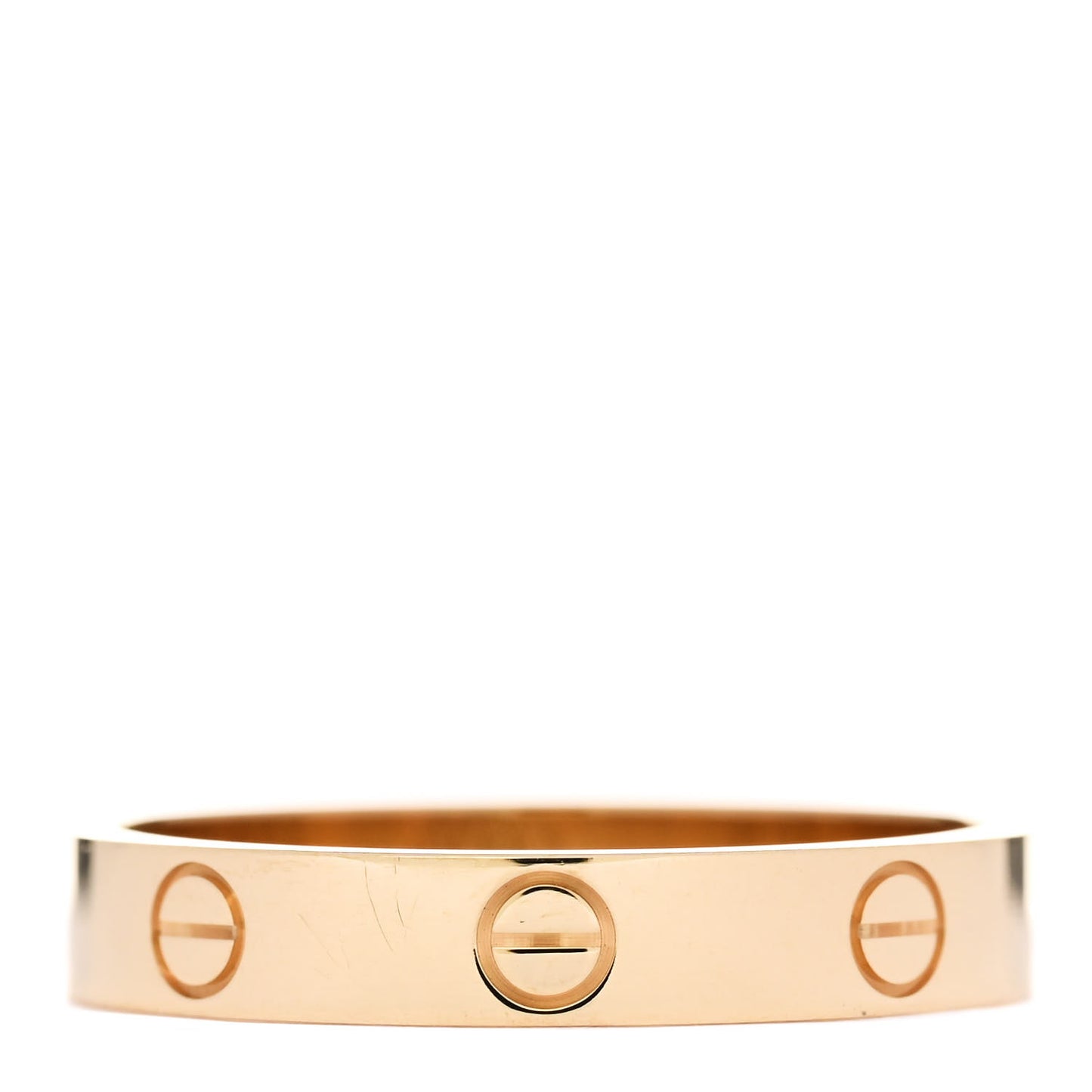 18K Yellow Gold 3.5mm LOVE Wedding Band Ring 59 8.75