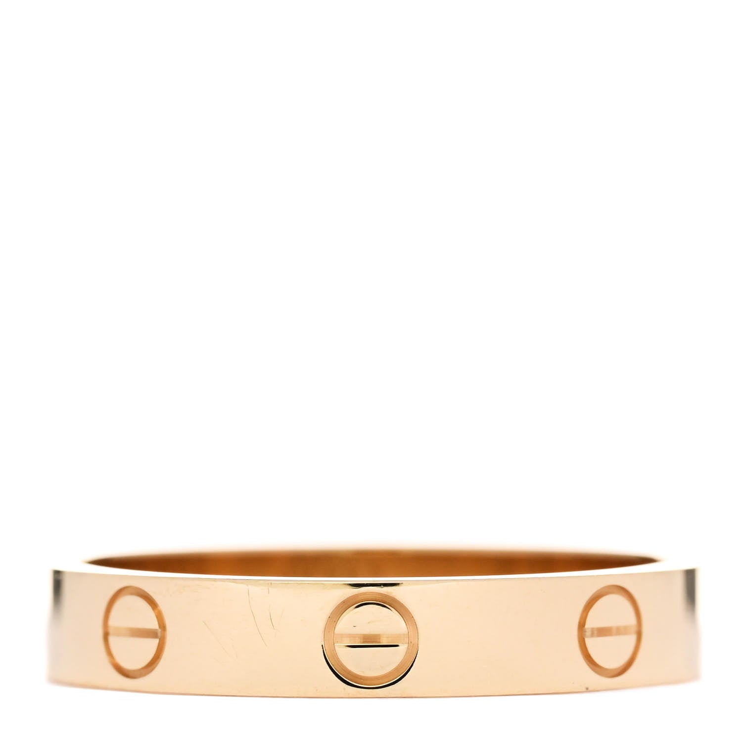 Cartier 18K Yellow Gold 3.5mm LOVE Wedding Band Ring 59 8.75 3 of 4
