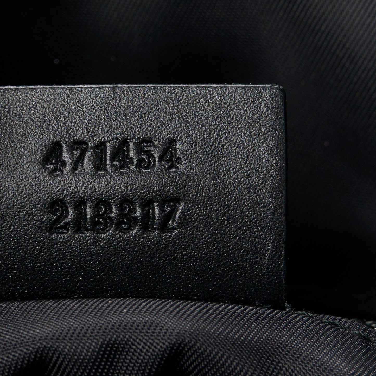 GG Supreme Monogram Web Messenger Bag Black