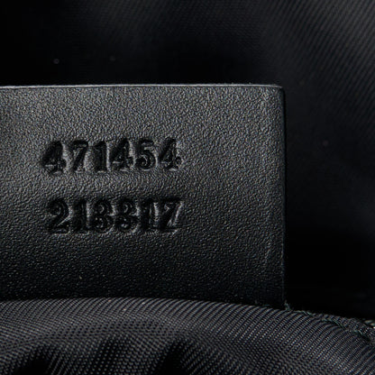 Gucci GG Supreme Monogram Web Messenger Bag Black 7 of 12