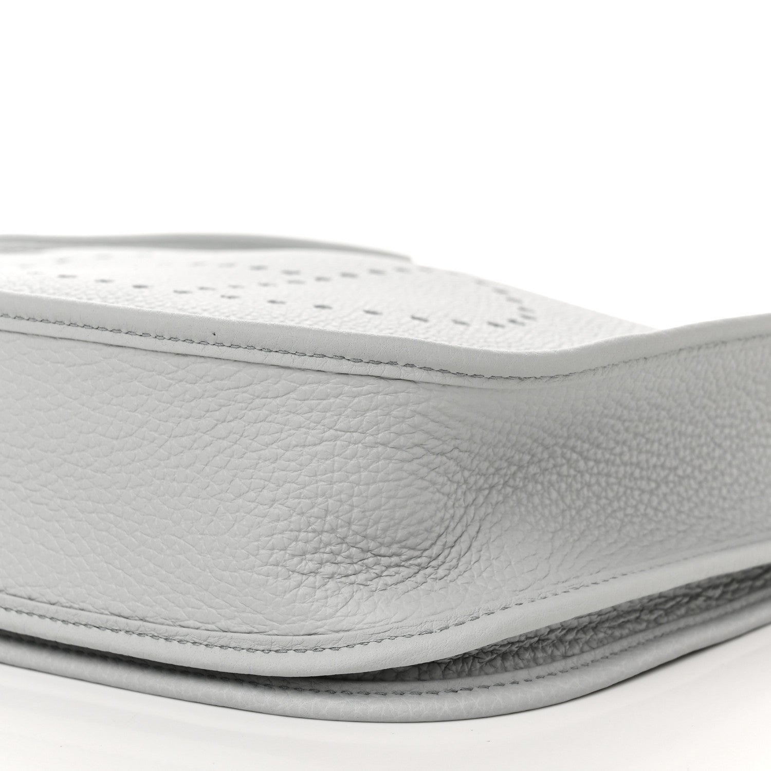 Hermes Taurillon Clemence Evelyne III PM Bleu Pale 10 of 11