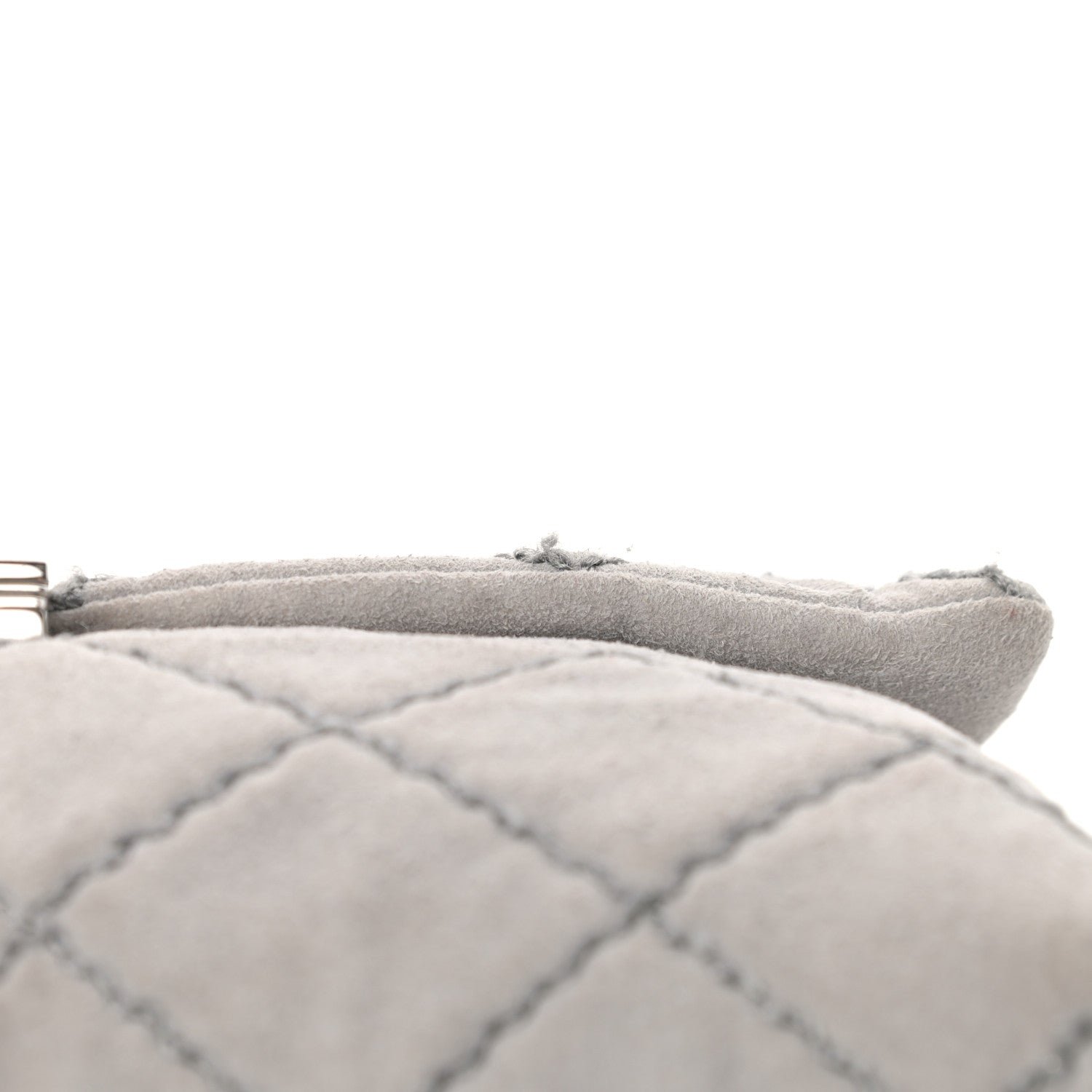 Stella McCartney Shaggy Deer Quilted Small Beckett Chain Shoulder Bag Grey 12 of 13