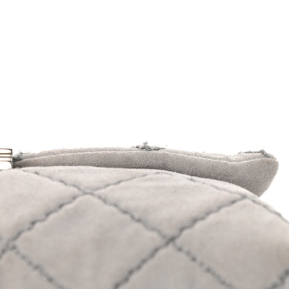 Stella McCartney Shaggy Deer Quilted Small Beckett Chain Shoulder Bag Grey 12 of 13