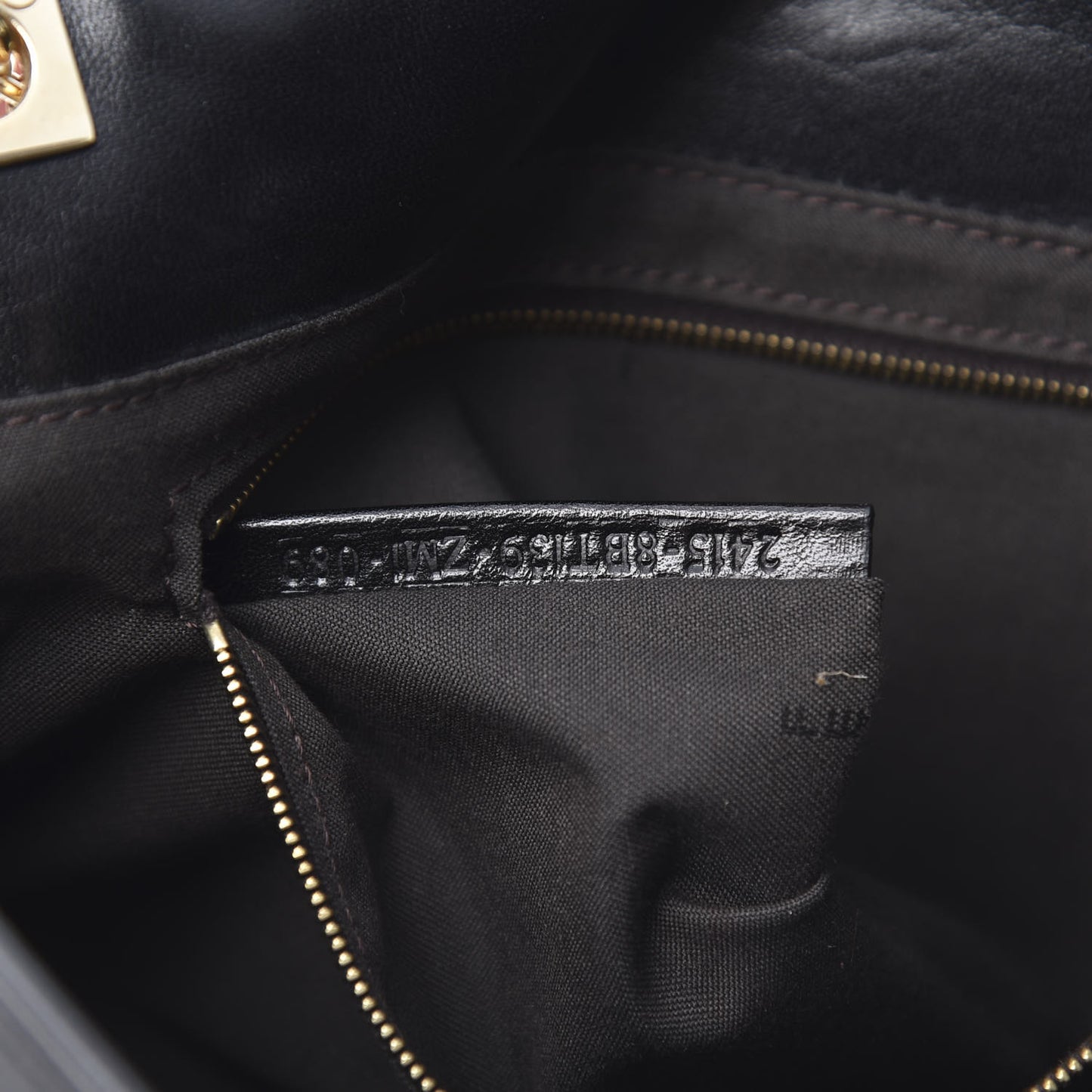 Vitello Acqua Maxi Baguette Bag Black