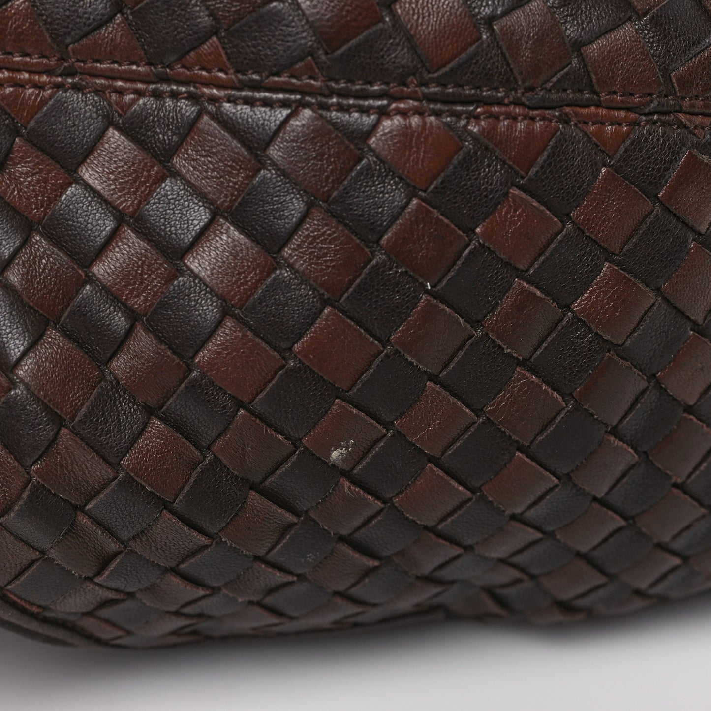 Nappa Intrecciato Ball Hobo Ebano Black