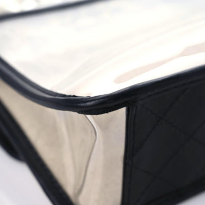 Chanel Lambskin PVC Sand By The Sea Flap With Pearl Strap Black 8 of 13