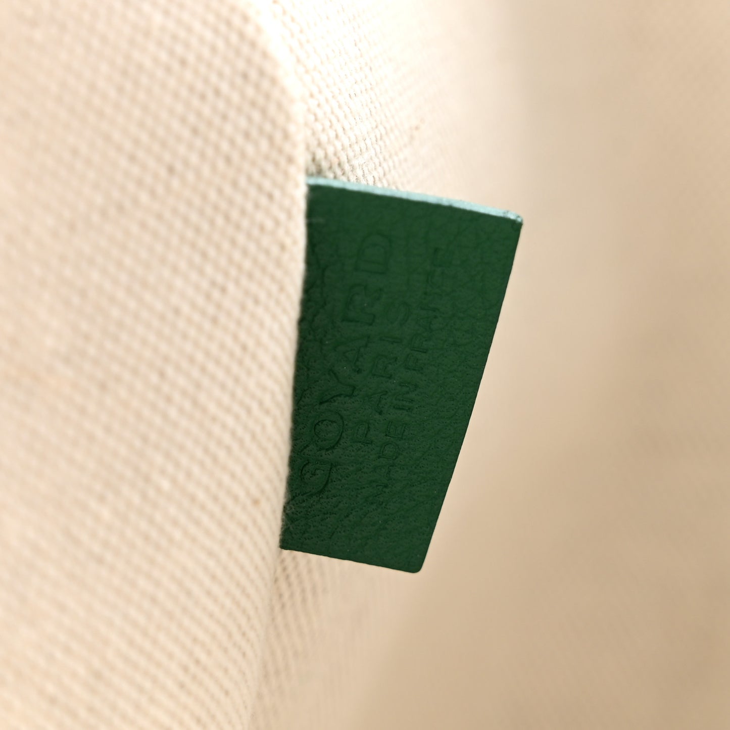 Goyardine Villette Tote Green