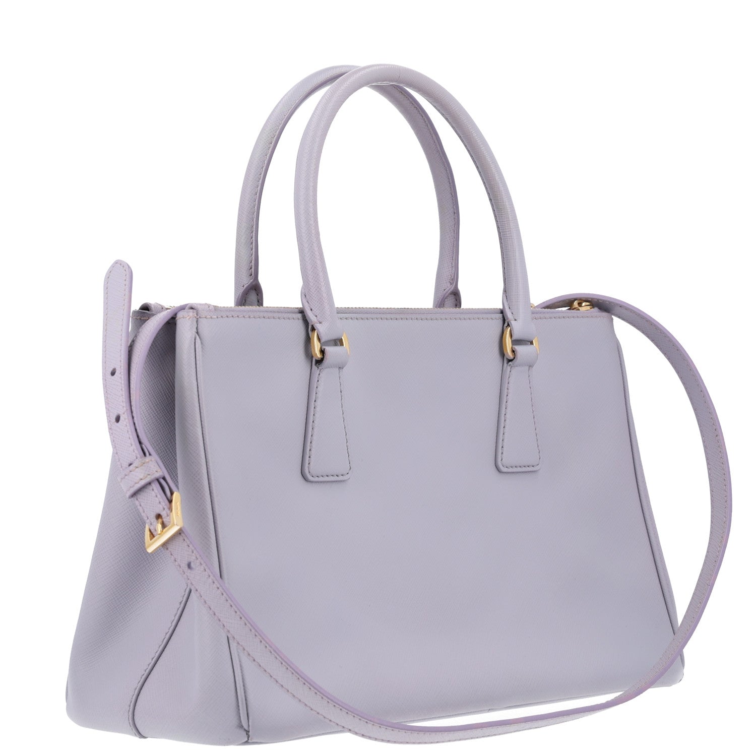 Prada Saffiano Small Galleria Double Zip Tote Glicine 3 of 10