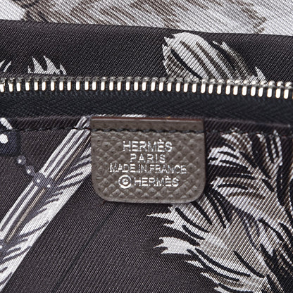 Hermes Epsom Silk'In Wallet Etain 6 of 10