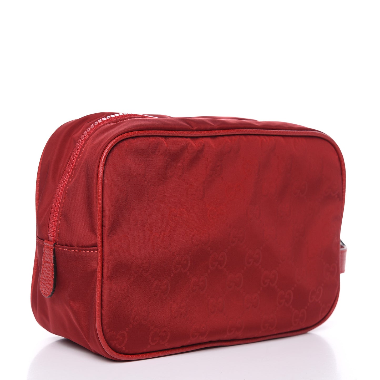Nylon Monogram Dolmias Pouch Vibrant Red