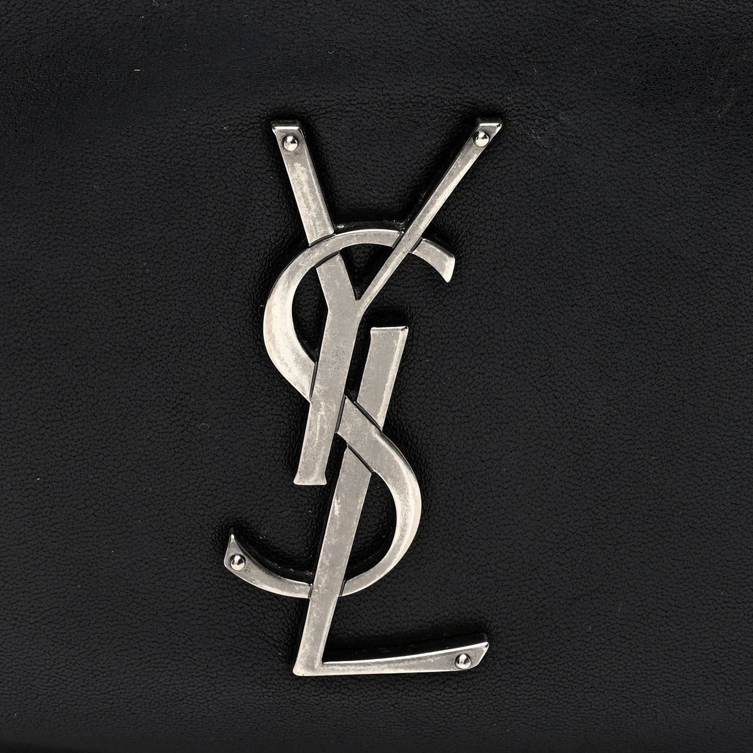 Saint Laurent Calfskin Monogram Belt Bag Black 7 of 11