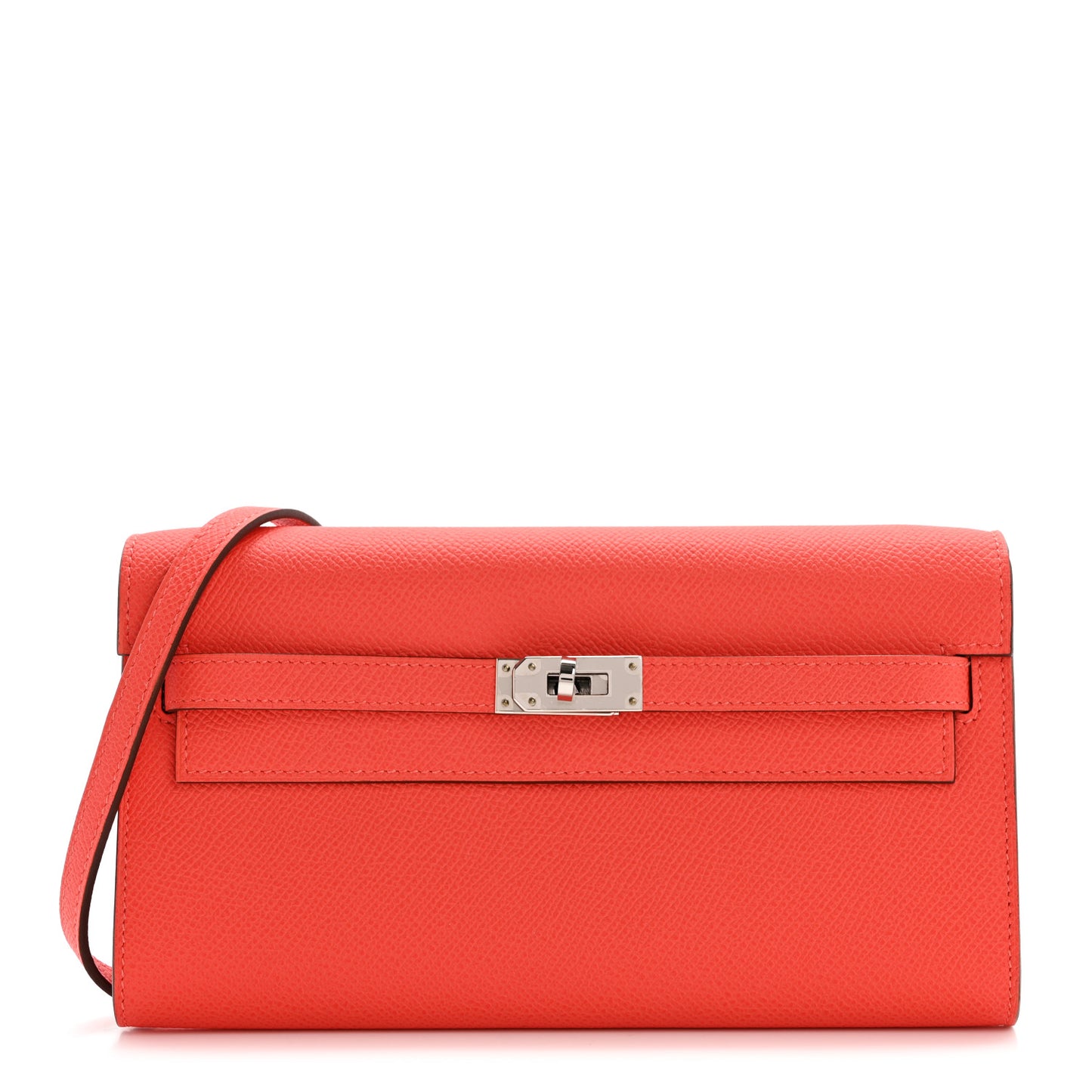 Epsom Kelly Wallet To Go Orange Field