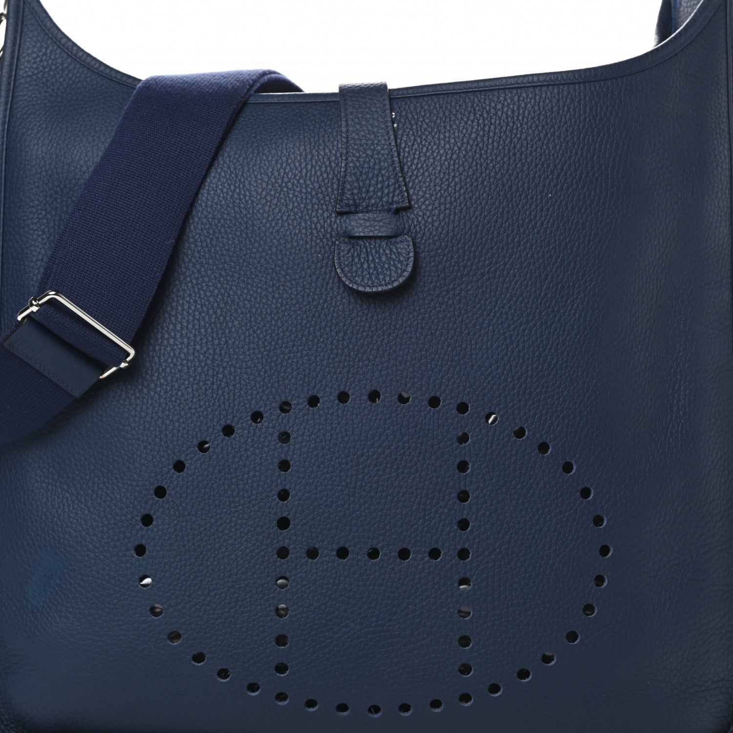 Hermes Taurillon Clemence Evelyne III TGM Bleu Obscur 8 of 11