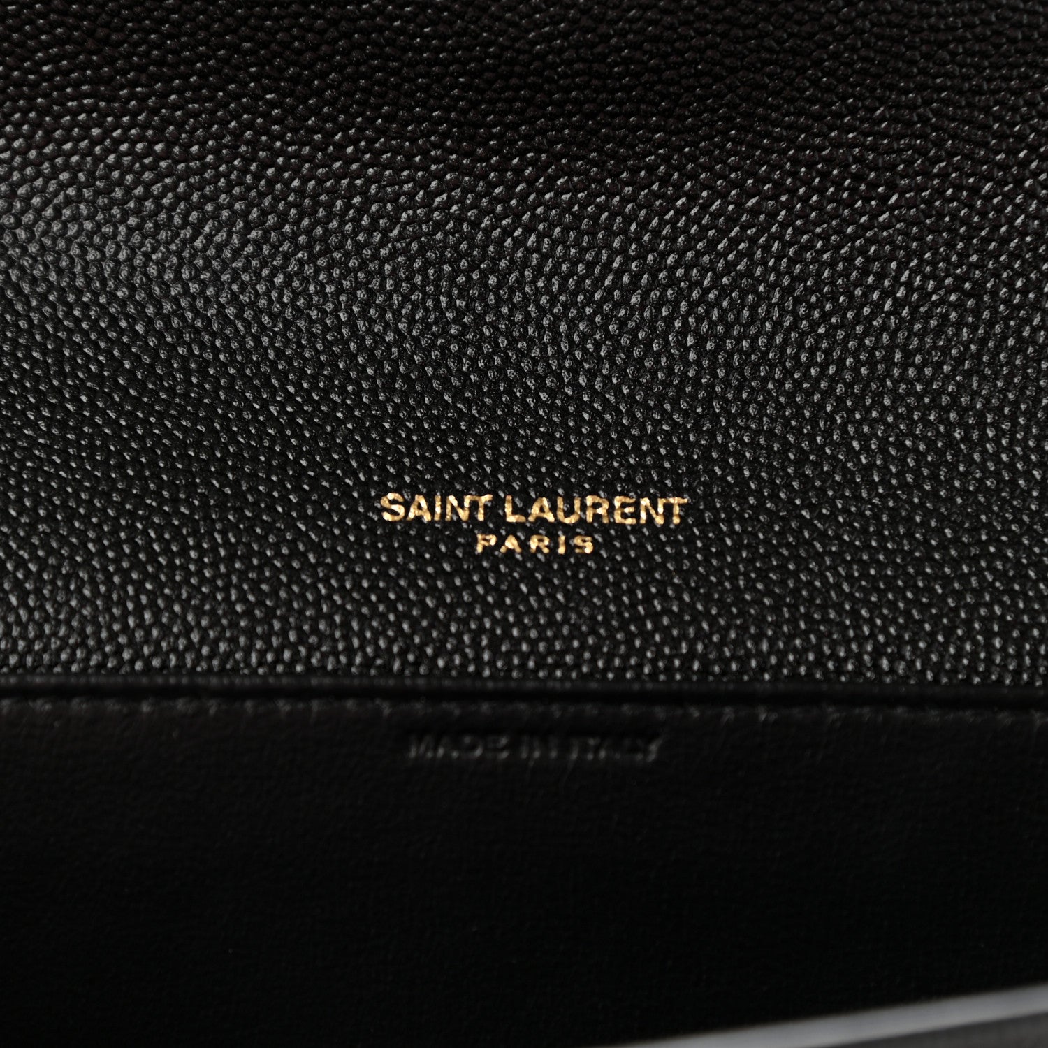 Saint Laurent Grain De Poudre Uptown Chain Wallet Black 6 of 7