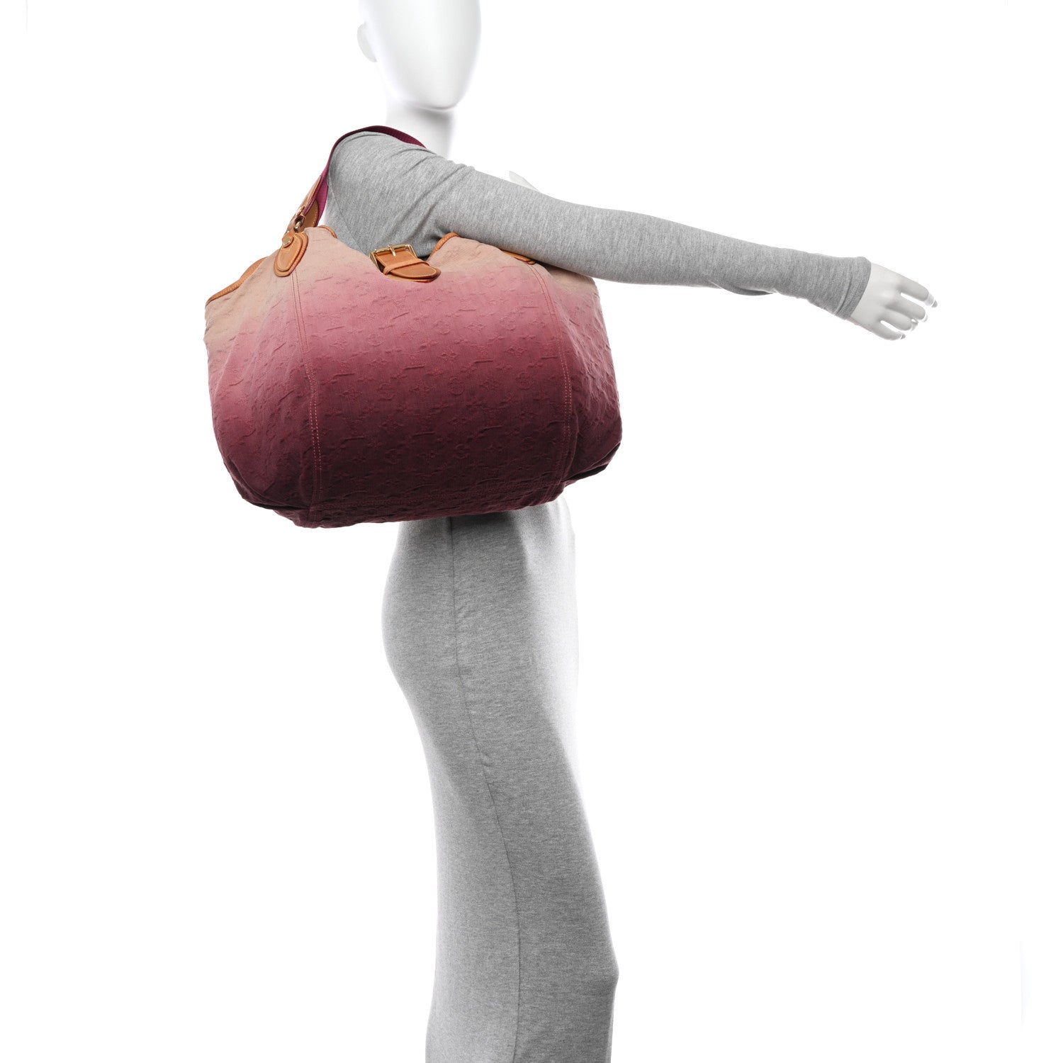 Louis Vuitton Denim Quilted Monogram Sunbeam Rouge Fauviste 2 of 13