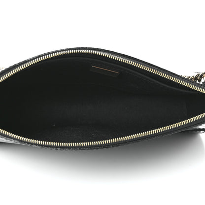 Louis Vuitton Vernis Santa Monica Clutch Noir Magnetique 5 of 10