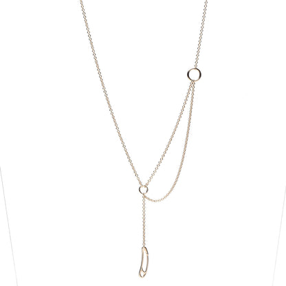 Hermes 18K Rose Gold TPM Chaine d'Ancre Punk Necklace SH 1 of 5