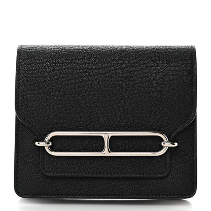 Hermes Chevre Mysore Roulis Slim Wallet Black 3 of 8