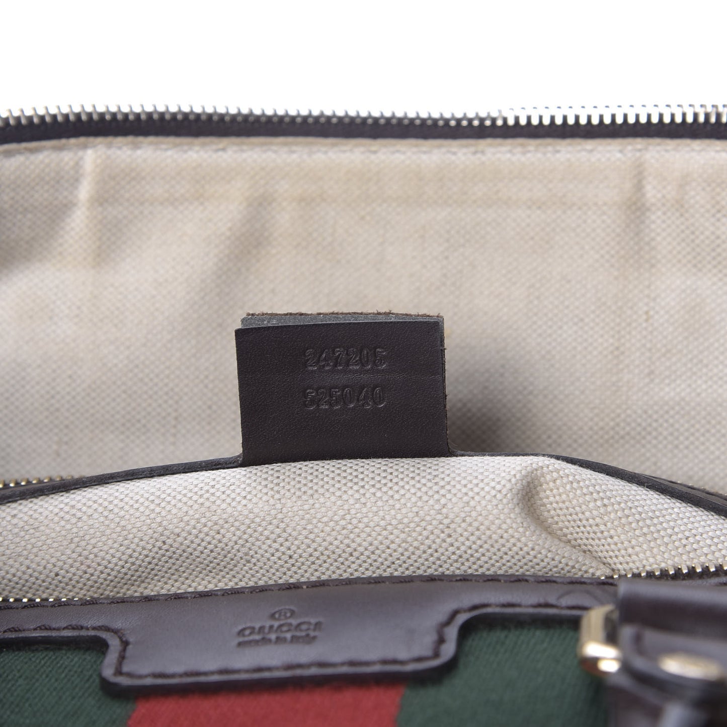 Monogram Vintage Web Medium Boston Dark Brown